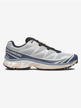 (NWT) Salomon XT-6  Pearl Blue / Grisaille / Vanilla Ice